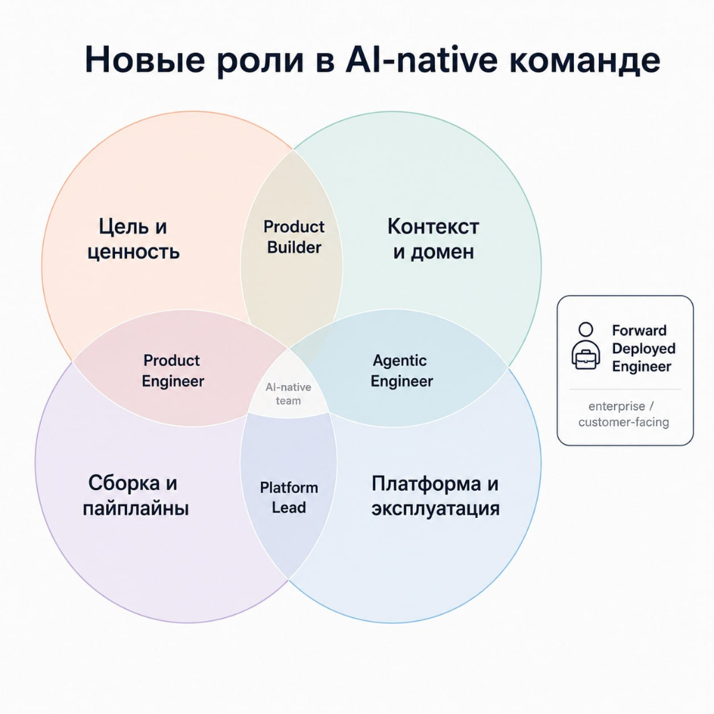 New roles in an AI-native team